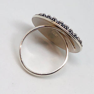 Flower Bud Sterling Silver Ring