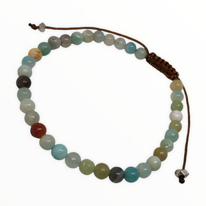 Natural Gemstone Adjustable Bracelet