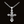 Petite Celtic Cross Sterling Silver Pendant Necklace