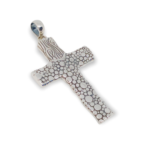 Enlightened Cross Sterling Silver Pendant