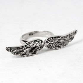 Open Wings Sterling Silver Ring