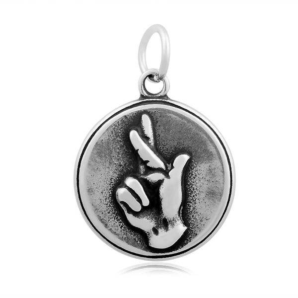 Fingers Crossed Charm