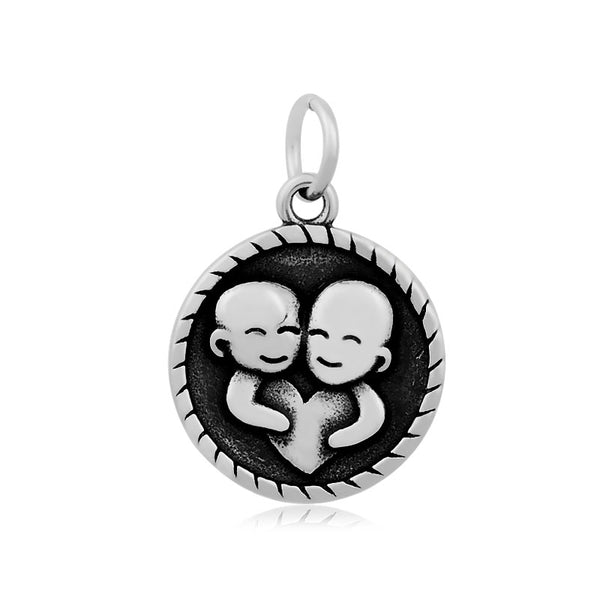 Gemini The Twins Zodiac Charm