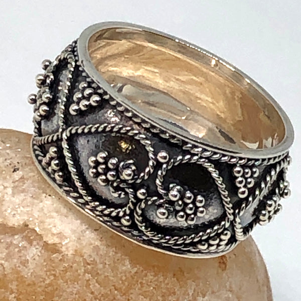 Grapevine Sterling Silver Ring