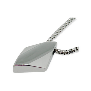 Rhombus Tungsten Carbide Necklace