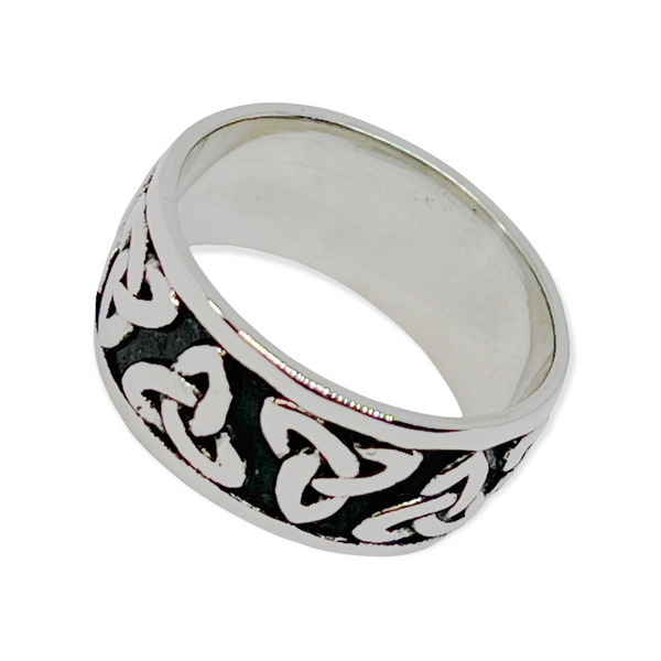 Trinity Triquetra Stainless Steel Band Ring