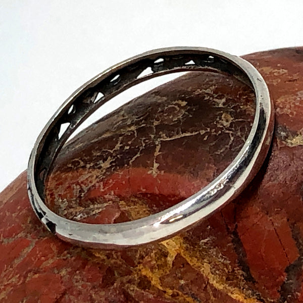 Thatch Sterling Silver Ring