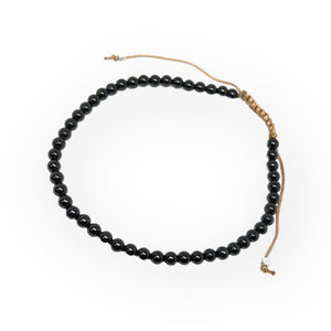 Natural Gemstone Adjustable Anklet