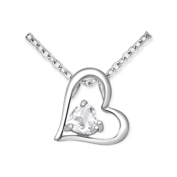 Jeweled Heart Necklace