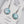 Larimar Round Earrings