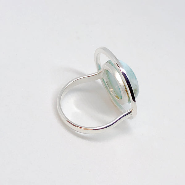 Orbit Gemstone Sterling Silver Ring