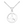 Peace Sign Sterling Silver Necklace