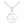 Load image into Gallery viewer, Peace Sign Sterling Silver Necklace
