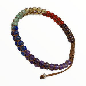 Double Strand Chakra Gemstone Bracelet
