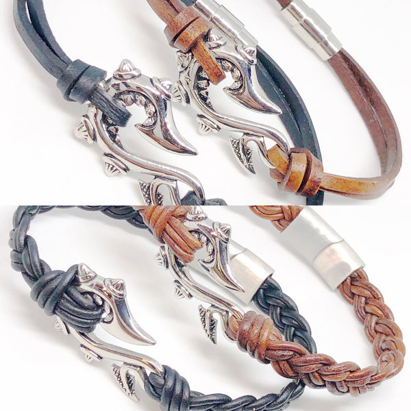 Dragon Tail Leather Bracelet