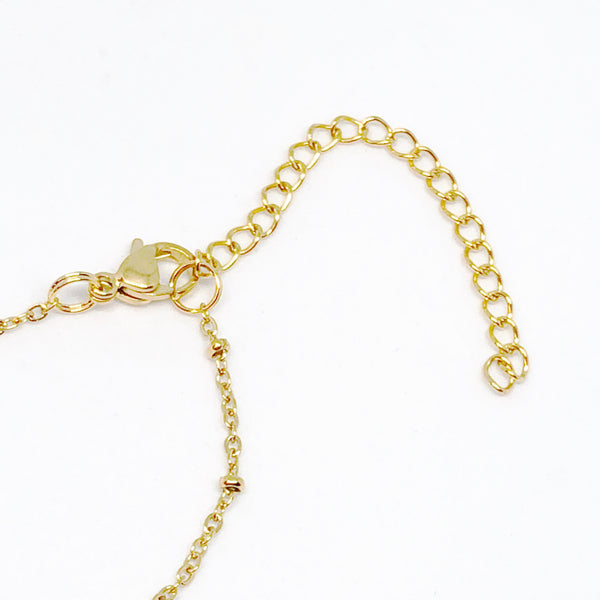 Floating Freshwater Pearl Golden Necklace