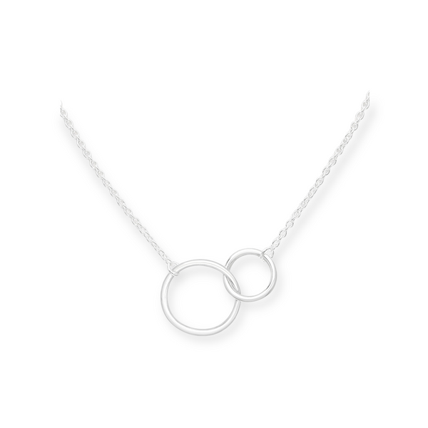 Connected Circles Pendant Necklace