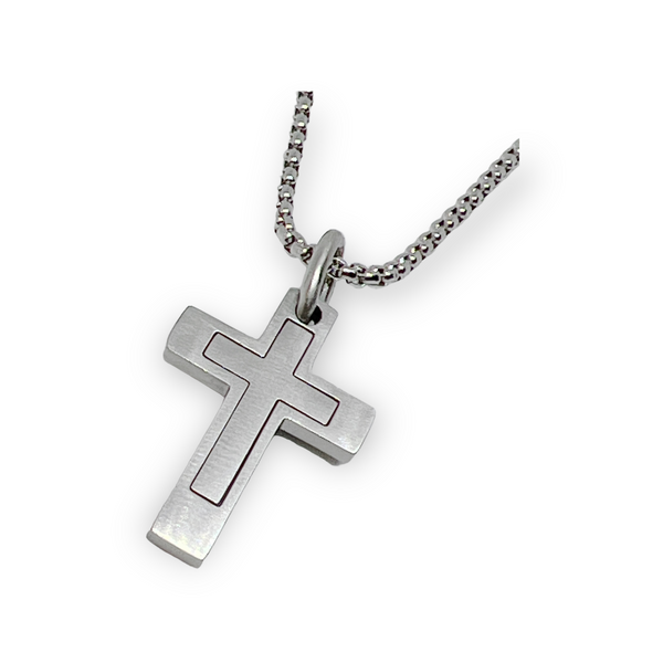 Vision Cross Stainless Steel Necklace