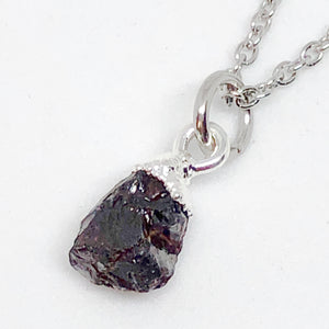 Mini Birthstone Gemstone Nuggets Necklace