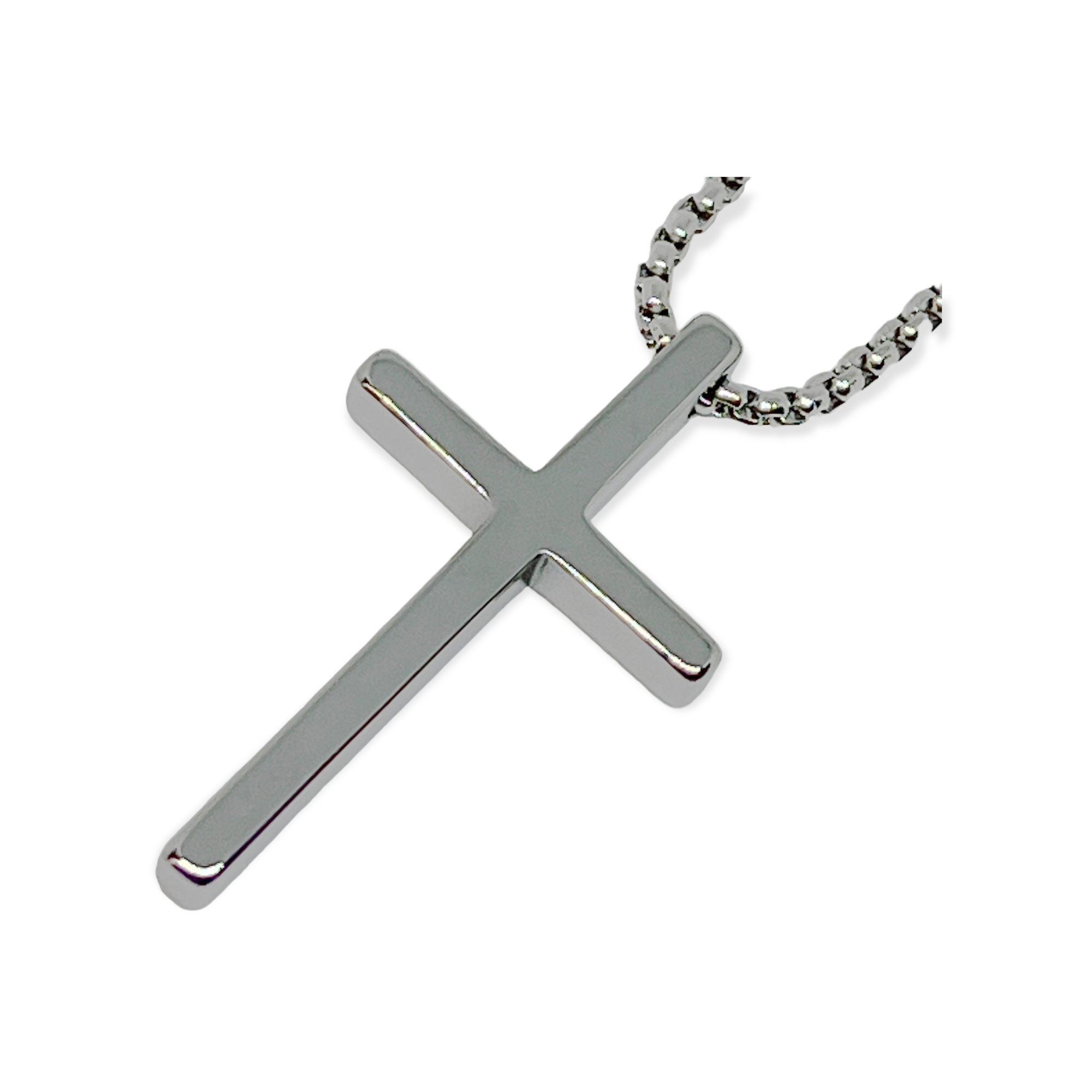 Tungsten 2025 cross pendant