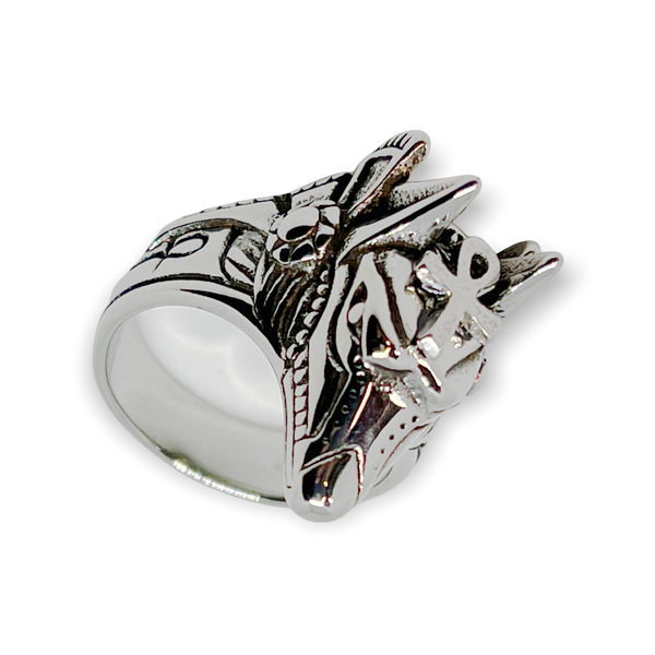 Anubis Stainless Steel Ring