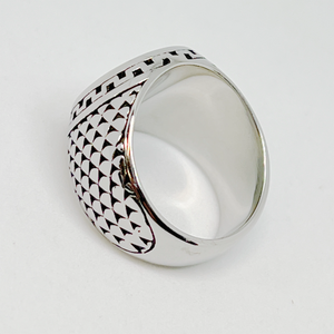 Radiant Cross Stainless Steel Ring
