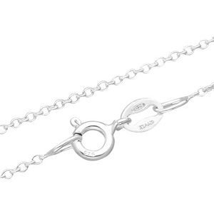 Peace Sign Sterling Silver Necklace
