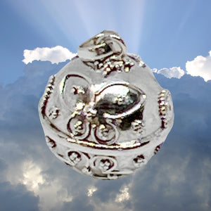Silver Bells 14mm Pendant Necklace