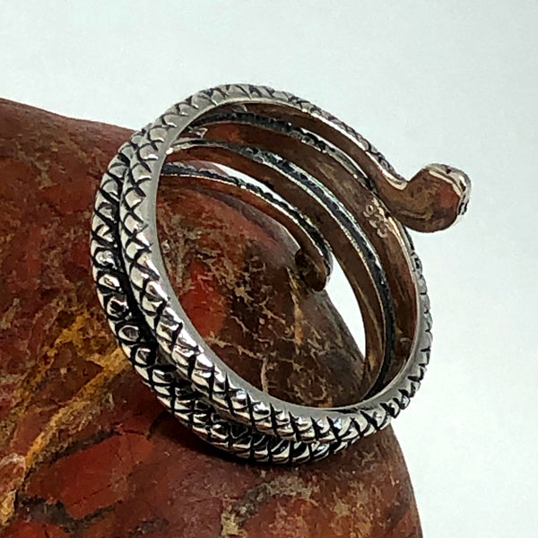 Snake Sterling Silver Ring