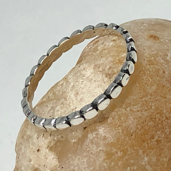 Nuggets Sterling Silver Ring