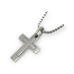 Vision Cross Stainless Steel Necklace