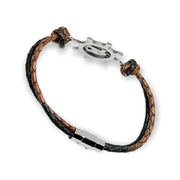 Sea Captain Leather Bracelet