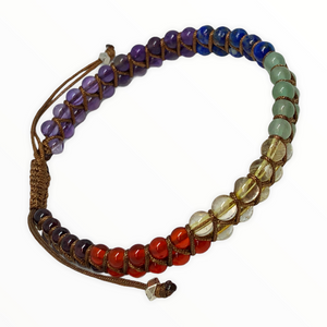 Double Strand Chakra Gemstone Bracelet