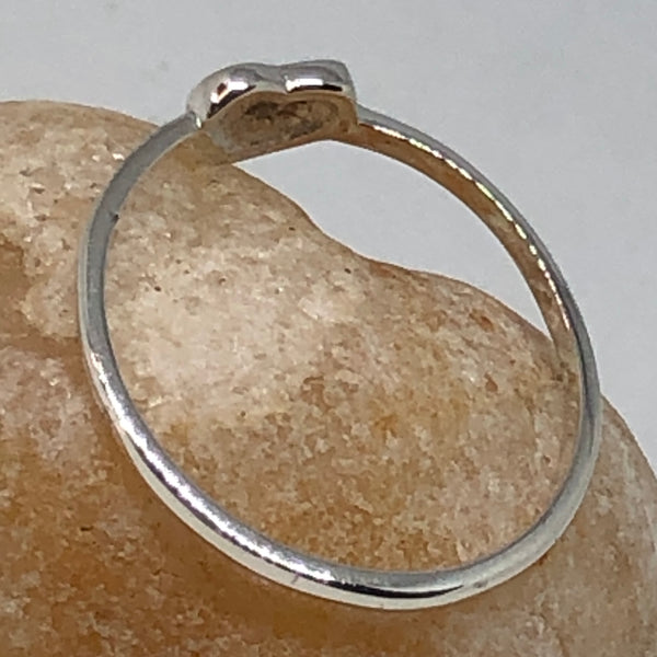 Petite Heart Sterling Silver Ring