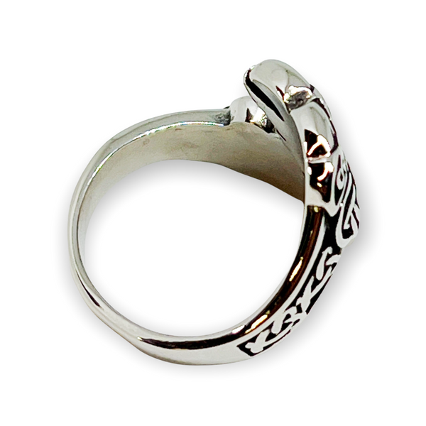 Bear Claw Trinity Stainless Steel Ring