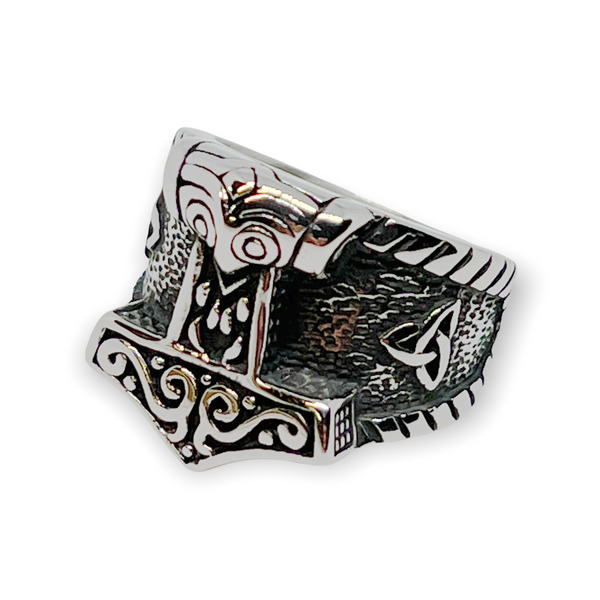 Thors Hammer Stainless Steel Ring