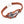 Crucifix Cross Stainless Steel Braided Leather Bracelet