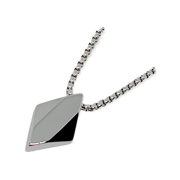 Rhombus Tungsten Carbide Necklace