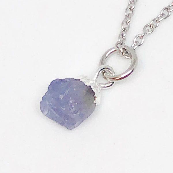 Mini Birthstone Gemstone Nuggets Necklace