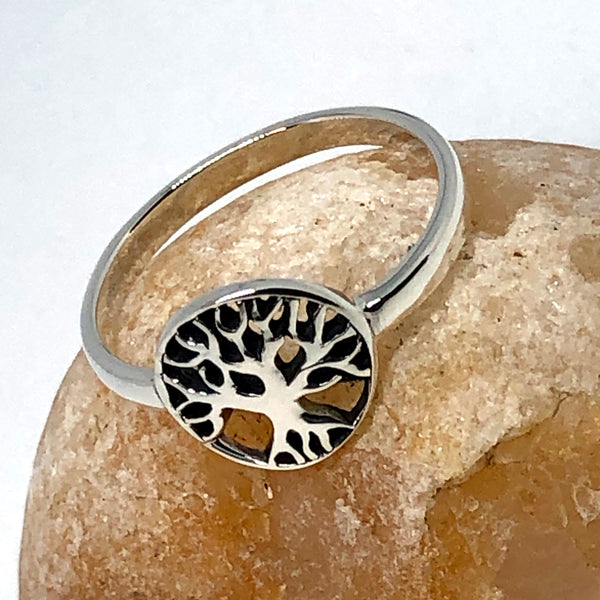 Tree Of Life Sterling Silver Ring