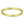 Golden Flat Ovals Sterling Silver Band Ring