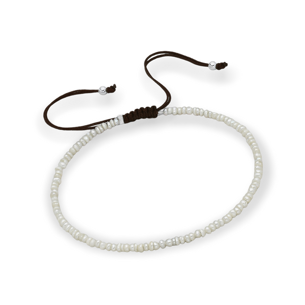 Freshwater Pearl Adjustable Cord Bracelet