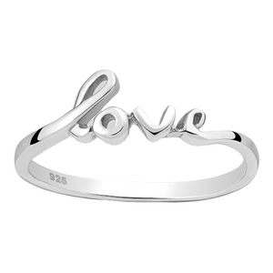 Love Sterling Silver Ring