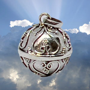 Silver Bells 14mm Pendant Necklace